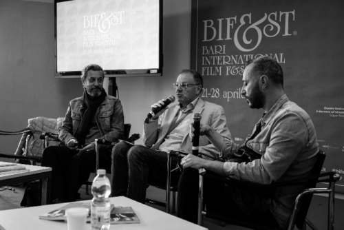 Pivio De Scalzi, Franco Montini e Massimo Cantini Parrini