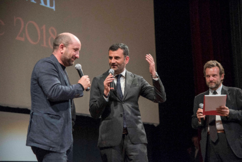 Antonio Albanese, Marco Spagnoli e Antonio De Caro