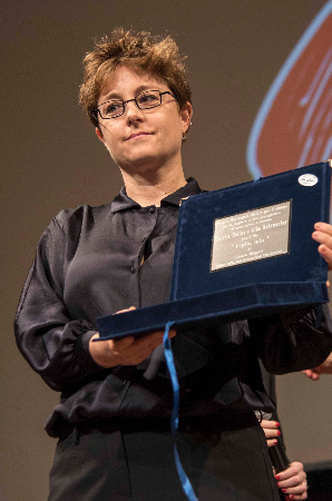 Laura Bispuri ritira il premio Melato per il cinema