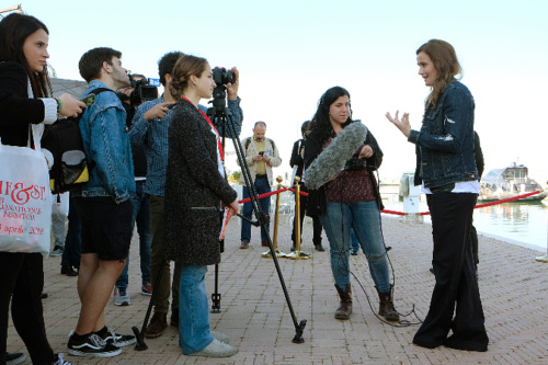 in conferenza stampa