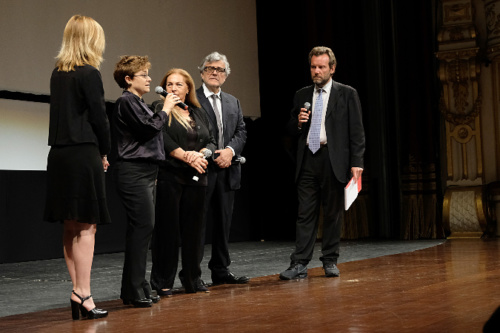 sul palco del Petruzzelli