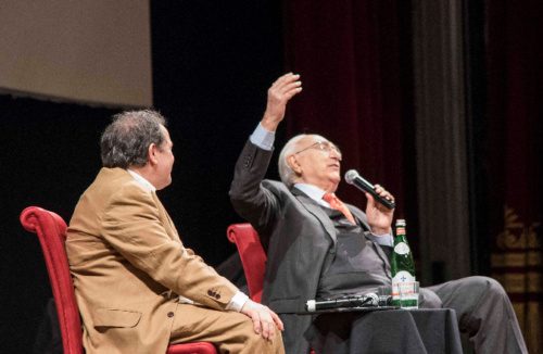 Enrico Magrelli e Pippo Baudo